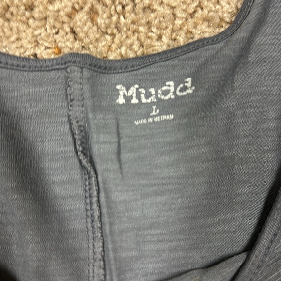 Grey Aztec Style Open Shoulder Top - Picture 5 of 6